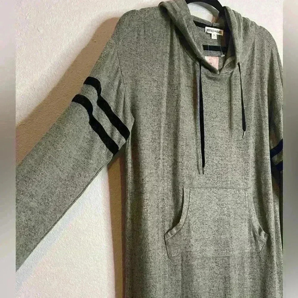 Inspired Hearts Hoodie Womens X Large  Pocket Green Dress - Picture 2 of 4